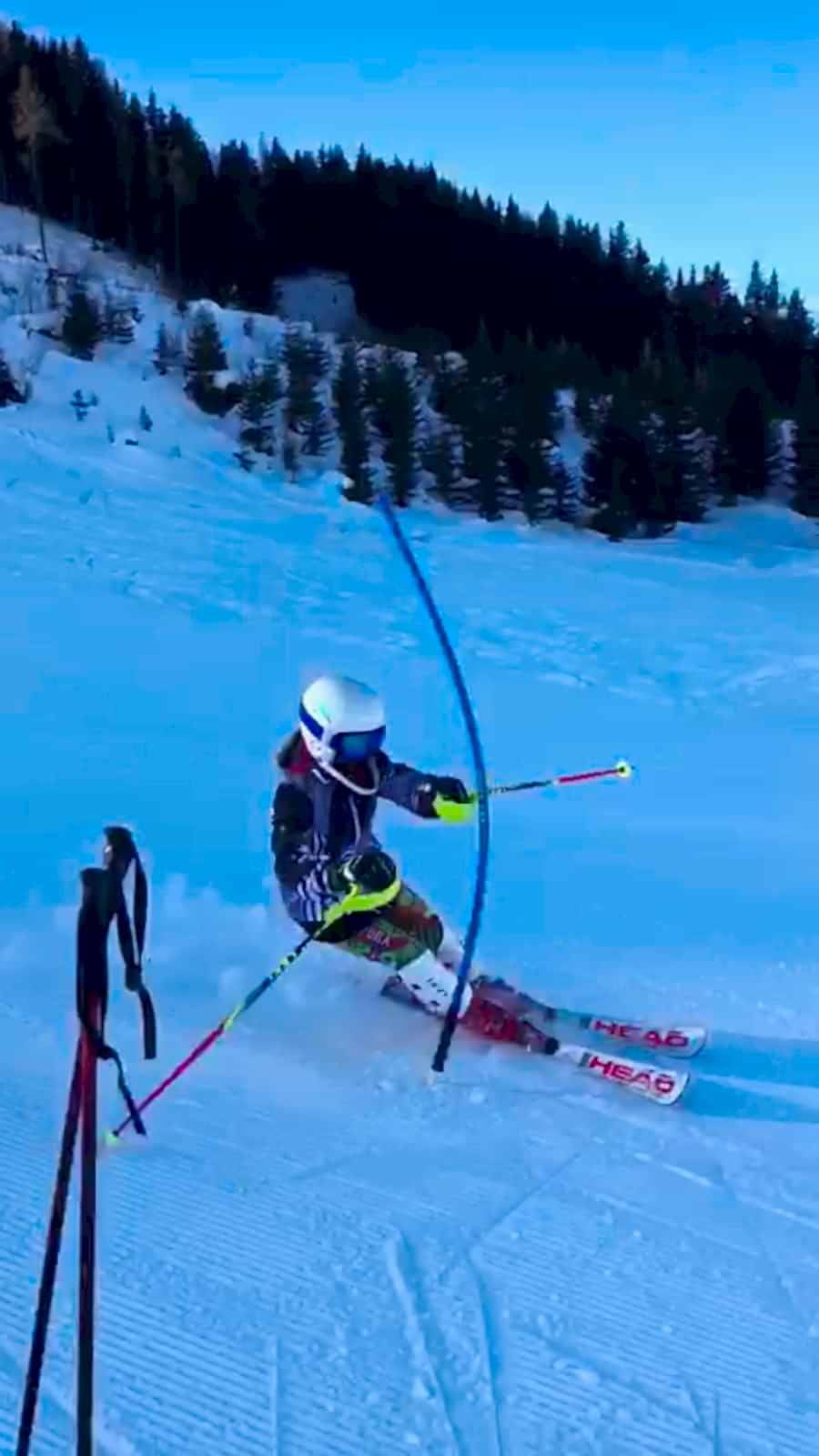 Kayak aksiyonu - Palandöken pisti